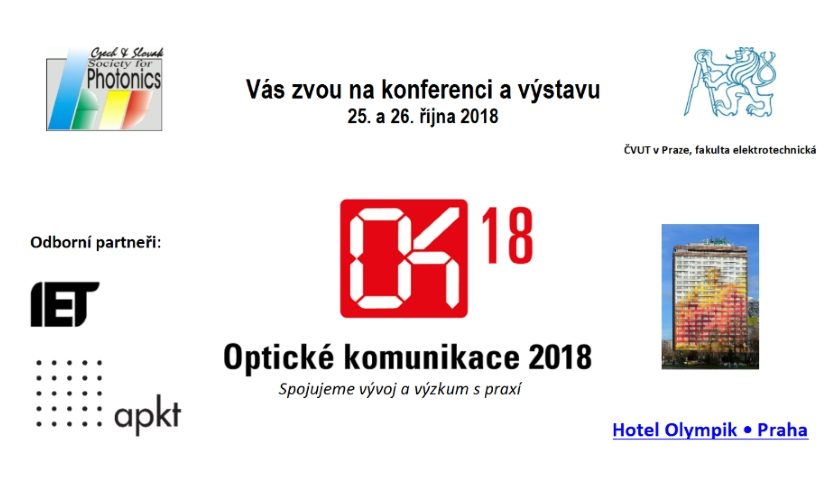 Optické komunikace 2018