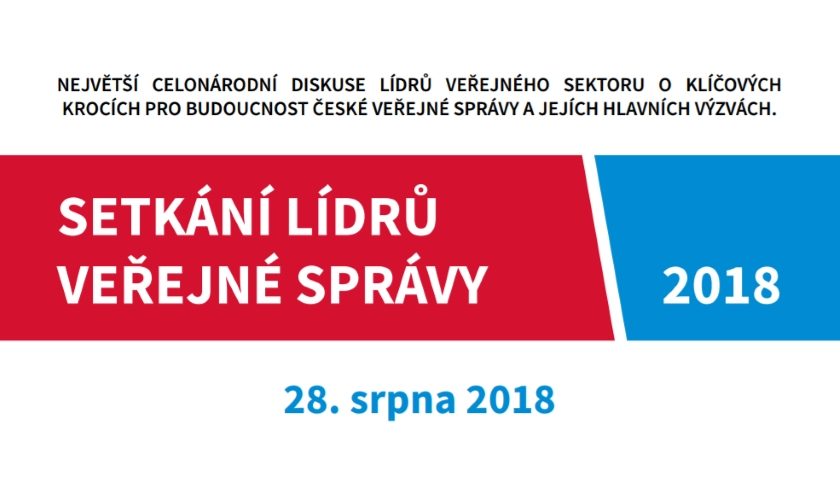 SETKÁNÍ LÍDRŮ VEŘEJNÉ SPRÁVY 2018