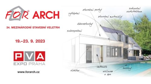 Veletrh FOR ARCH 2023 poradí se stavbou, rekonstrukcí i optimalizací nákladů za bydlení