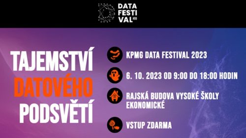 KPMG Data Festival 2023 odhalí Tajemství datového podsvětí