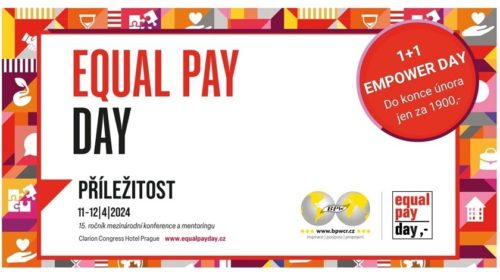 Mezinárodní konference Equal Pay Day se letos v dubnu uskuteční již po patnácté